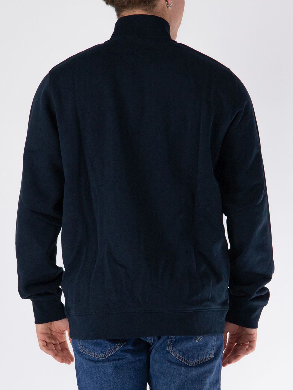 Felpa Lyle & Scott BRUSHBACK FULL ZIP Uomo - Blu