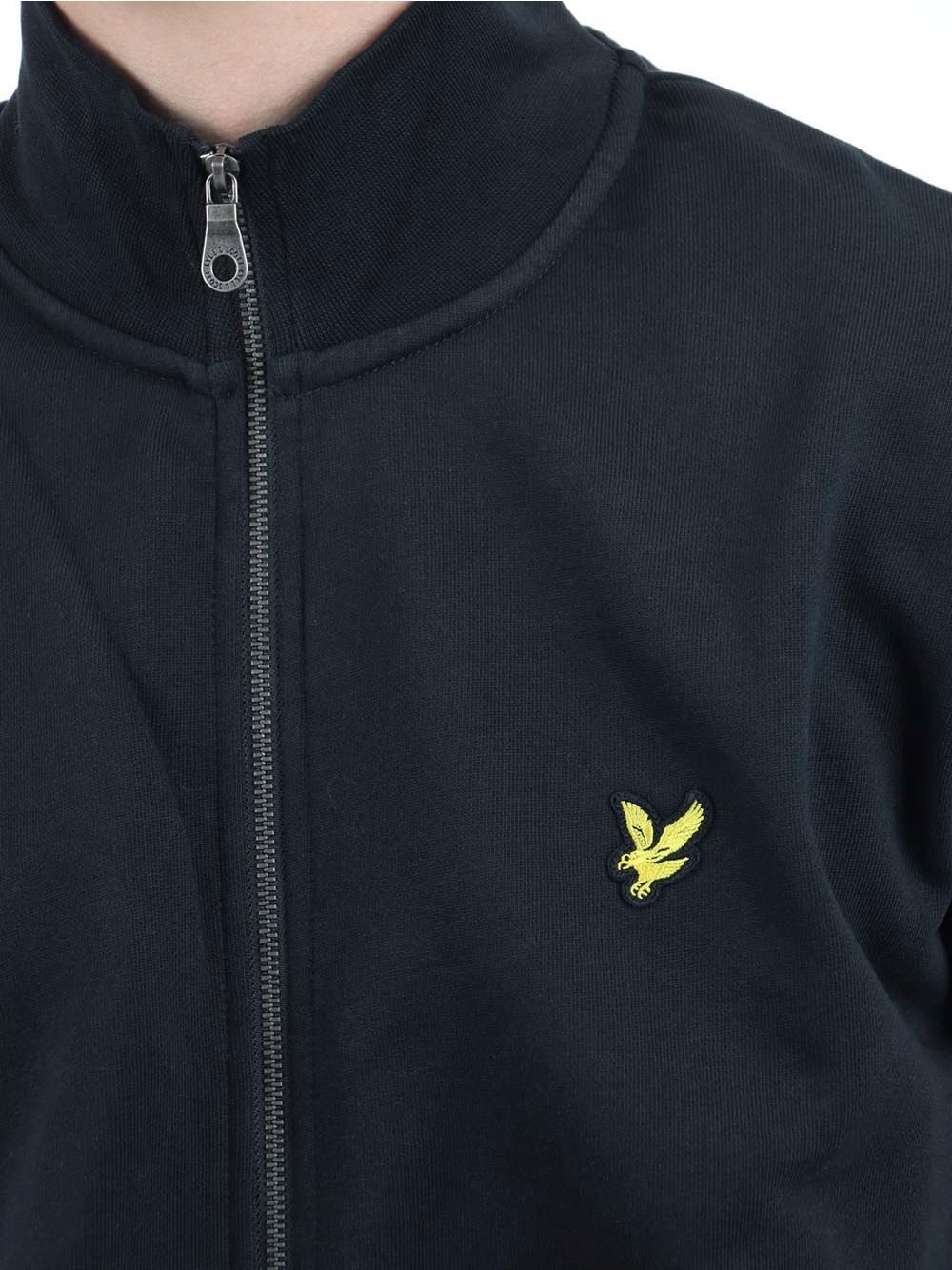 Felpa Lyle & Scott BRUSHBACK FULL ZIP Uomo - Nero