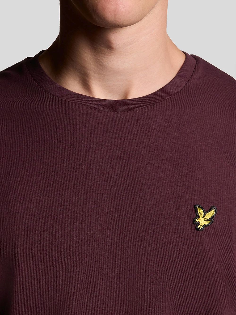 T-shirt Lyle & Scott PLAIN Uomo - Bordeaux