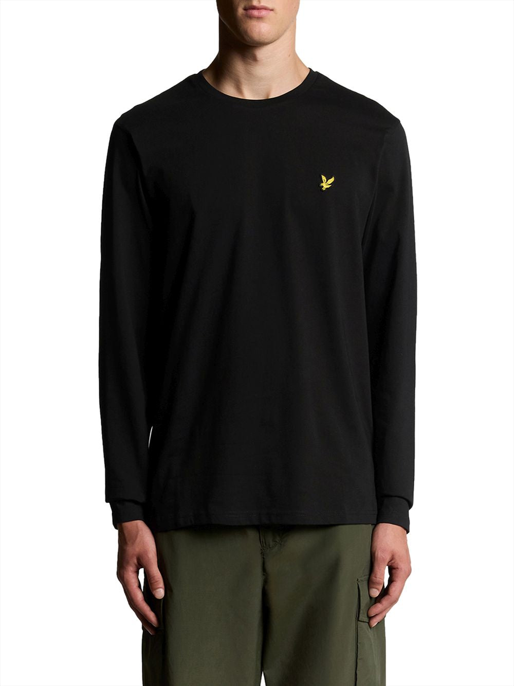 T-shirt Lyle & Scott PLAIN L/S Uomo - Nero