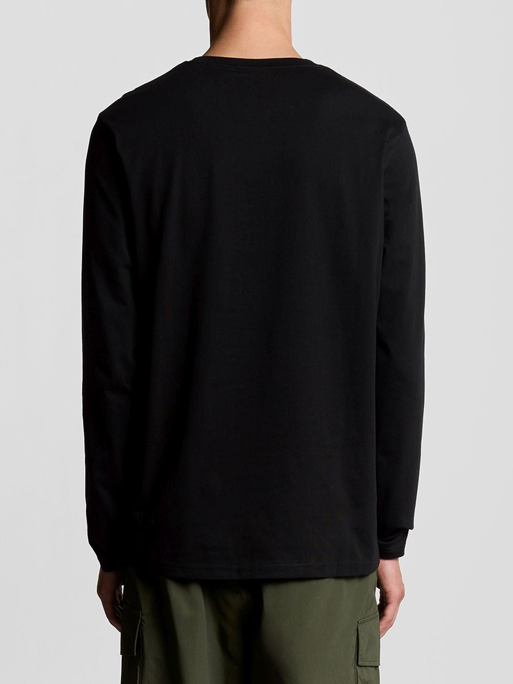 T-shirt Lyle & Scott PLAIN L/S Uomo - Nero