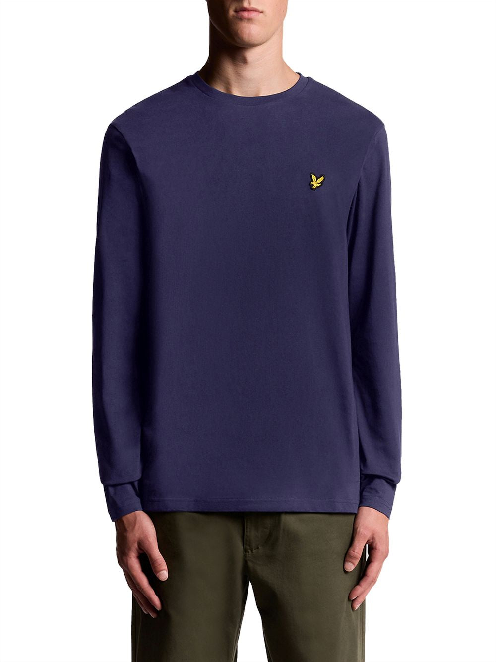 T-shirt Lyle & Scott PLAIN L/S Uomo - Navy