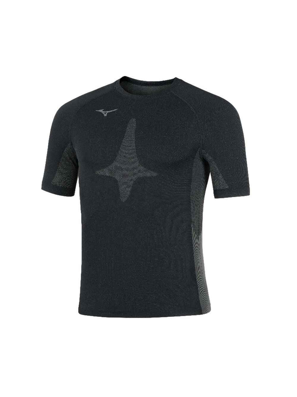 T-shirt Sportiva Mizuno team short sleeve Uomo - Nero