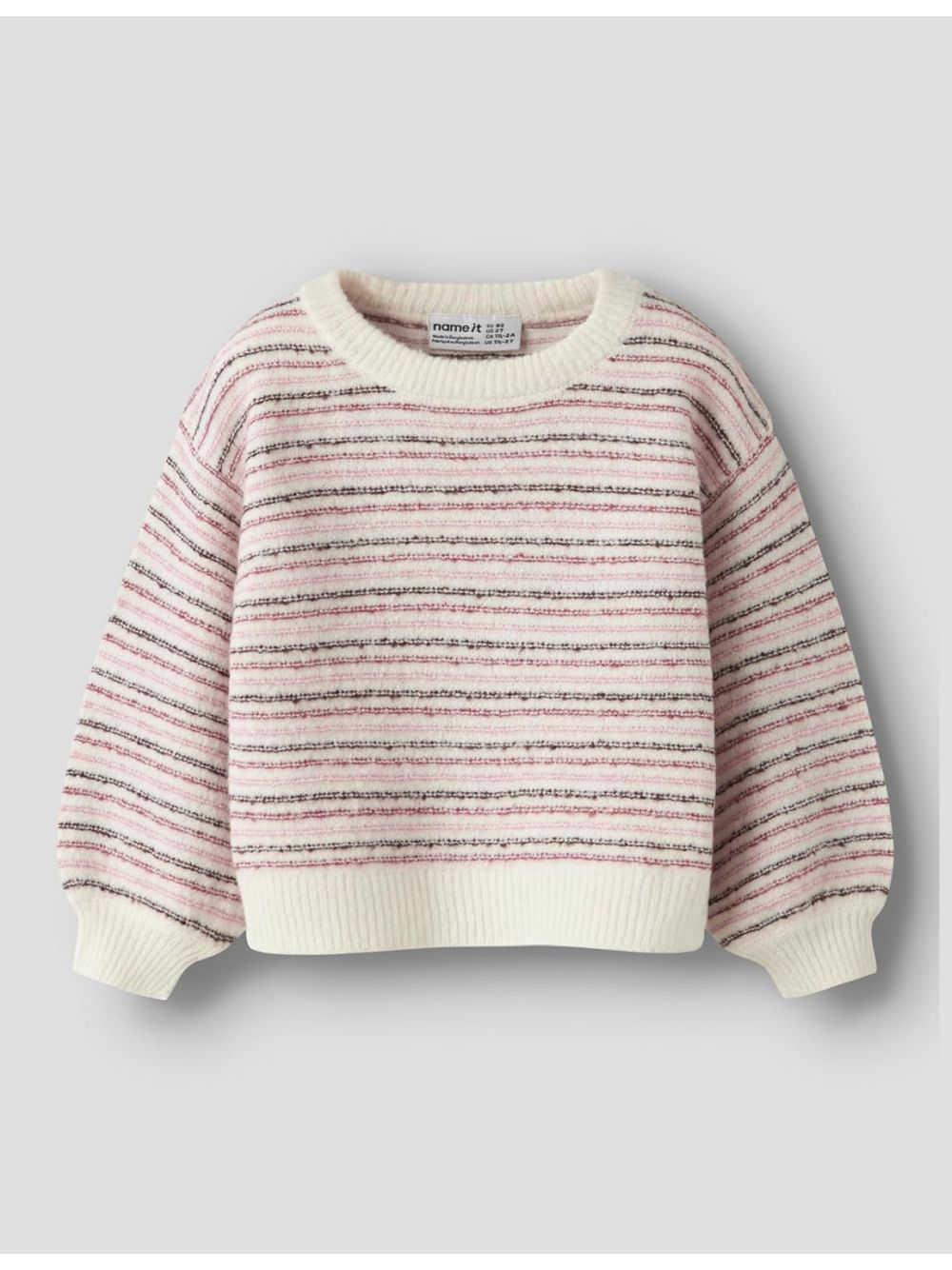 Pullover Name It NOELLE LS KNIT Bambina - Bianco