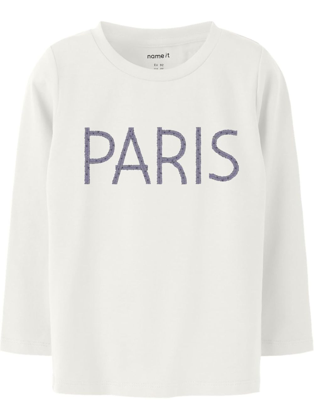 T-shirt Name It NAGINO LS TOP Bambina - Bianco
