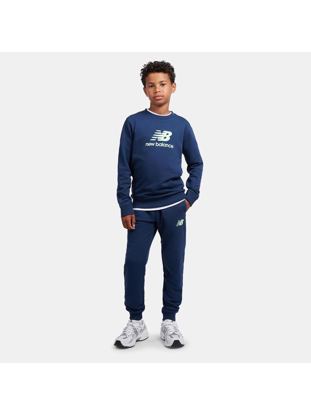 Set New Balance FT STACKED LOGO CR Bambino - Navy