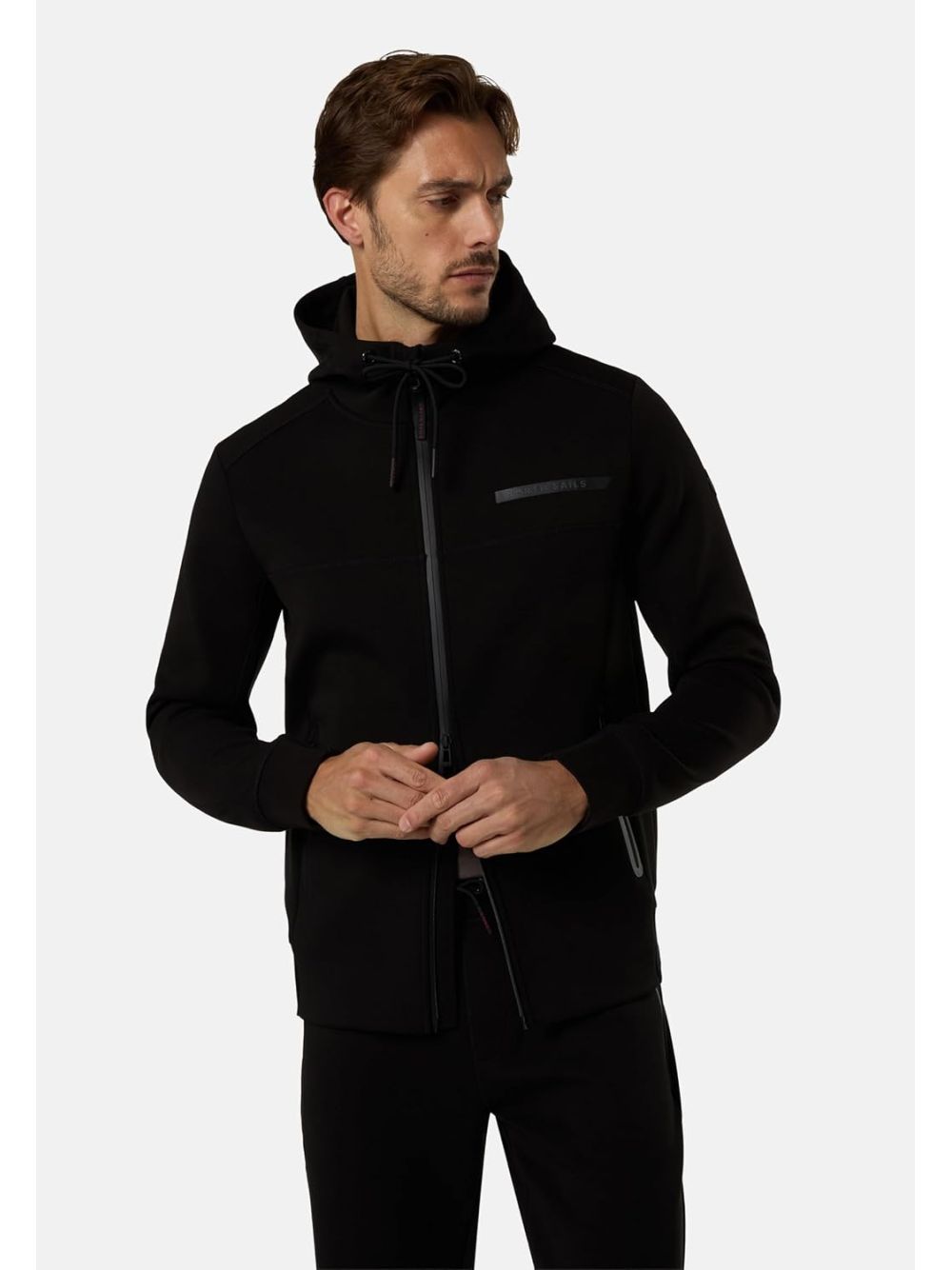 Felpa North Sails FULL ZIP W/HOOD Uomo - Nero