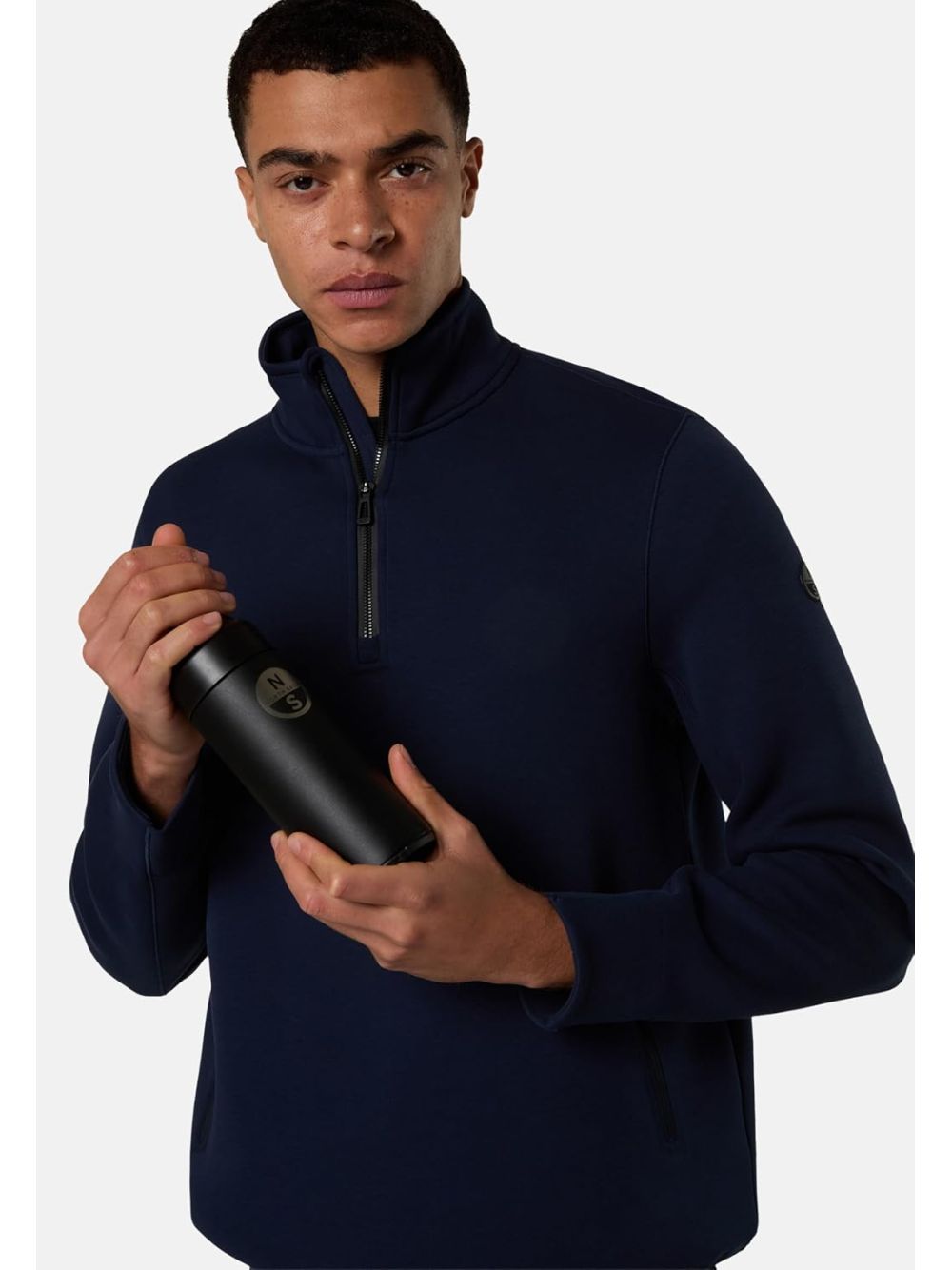 Felpa North Sails HALF ZIP Uomo - Navy