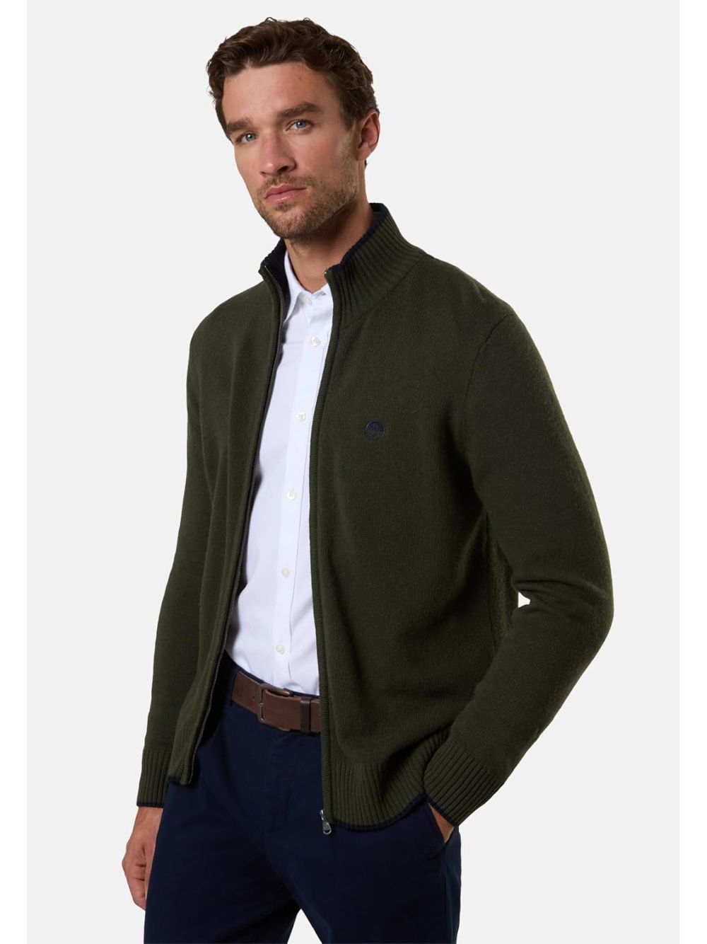 Pullover North Sails FULL ZIP Uomo - Verde