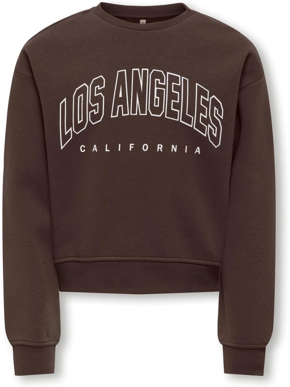 Felpa Only SWEAT LS CREW OVZ STAT SWT NOOS Bambina - Marrone