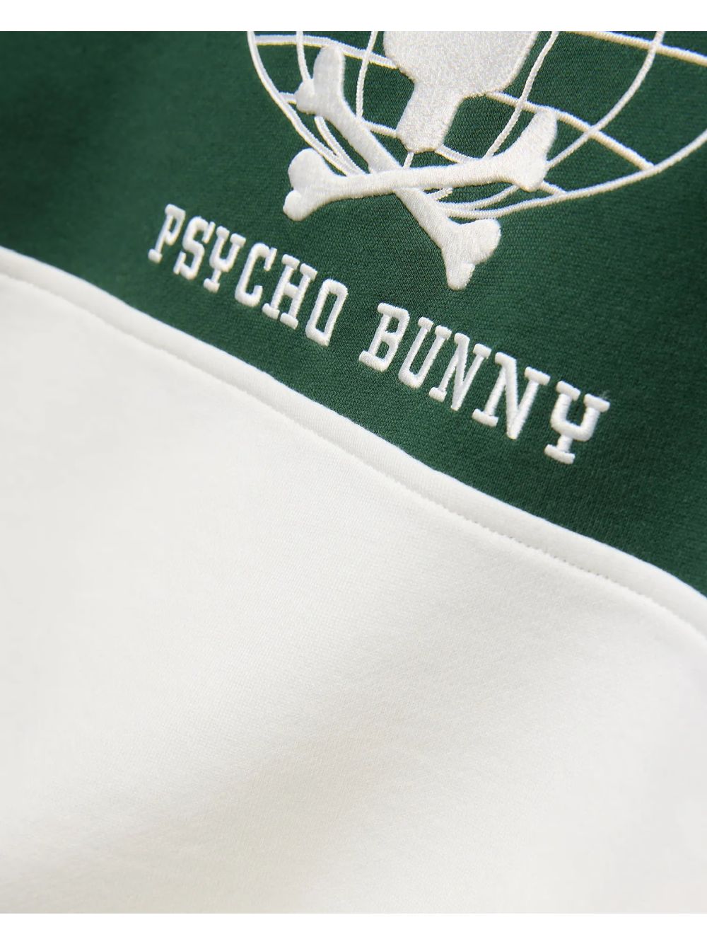Felpa Psycho Bunny mike french terry crew Uomo - Avorio