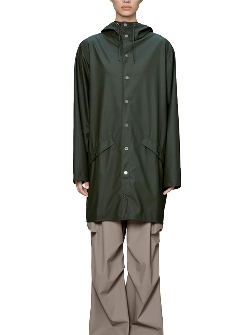 Impermeabile Rains LONG W3 Unisex - Verde