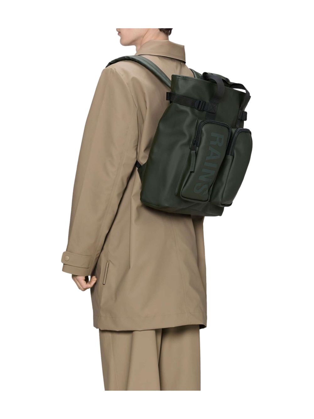 Zaino Rains Unisex - Verde