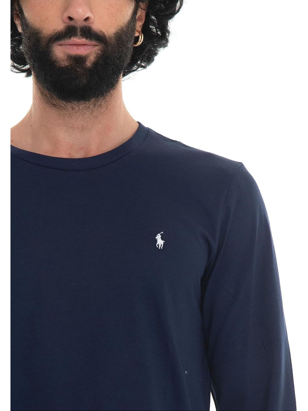 T-shirt Ralph Lauren L/S CREW SLEEP Uomo - Navy
