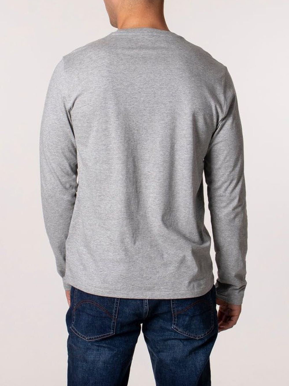 T-shirt Ralph Lauren L/S CREW SLEEP Uomo - Grigio