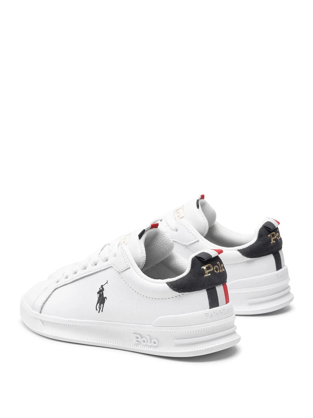 Sneakers Ralph Lauren HRT CT II LOW TOP LACE Uomo - Bianco