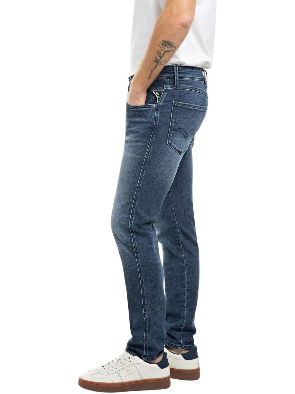Pantalone Replay Uomo - Blu