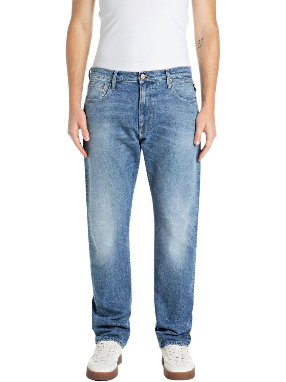 Pantalone Replay Uomo - Blu