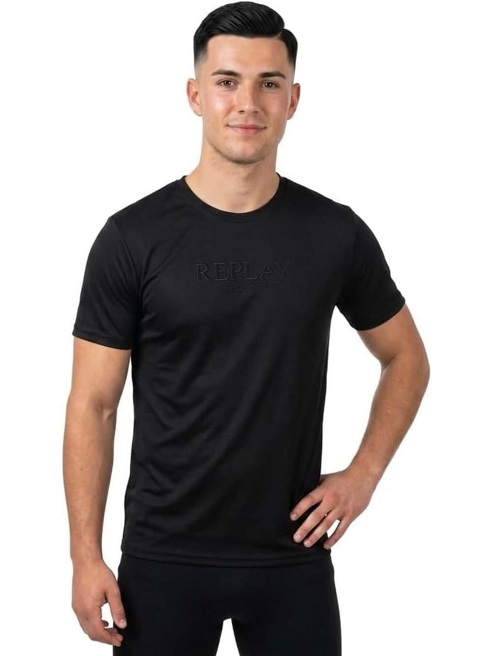 T-shirt Replay Uomo - Nero