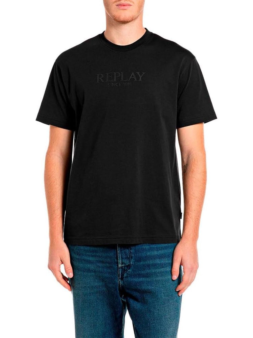 T-shirt Replay Uomo - Nero