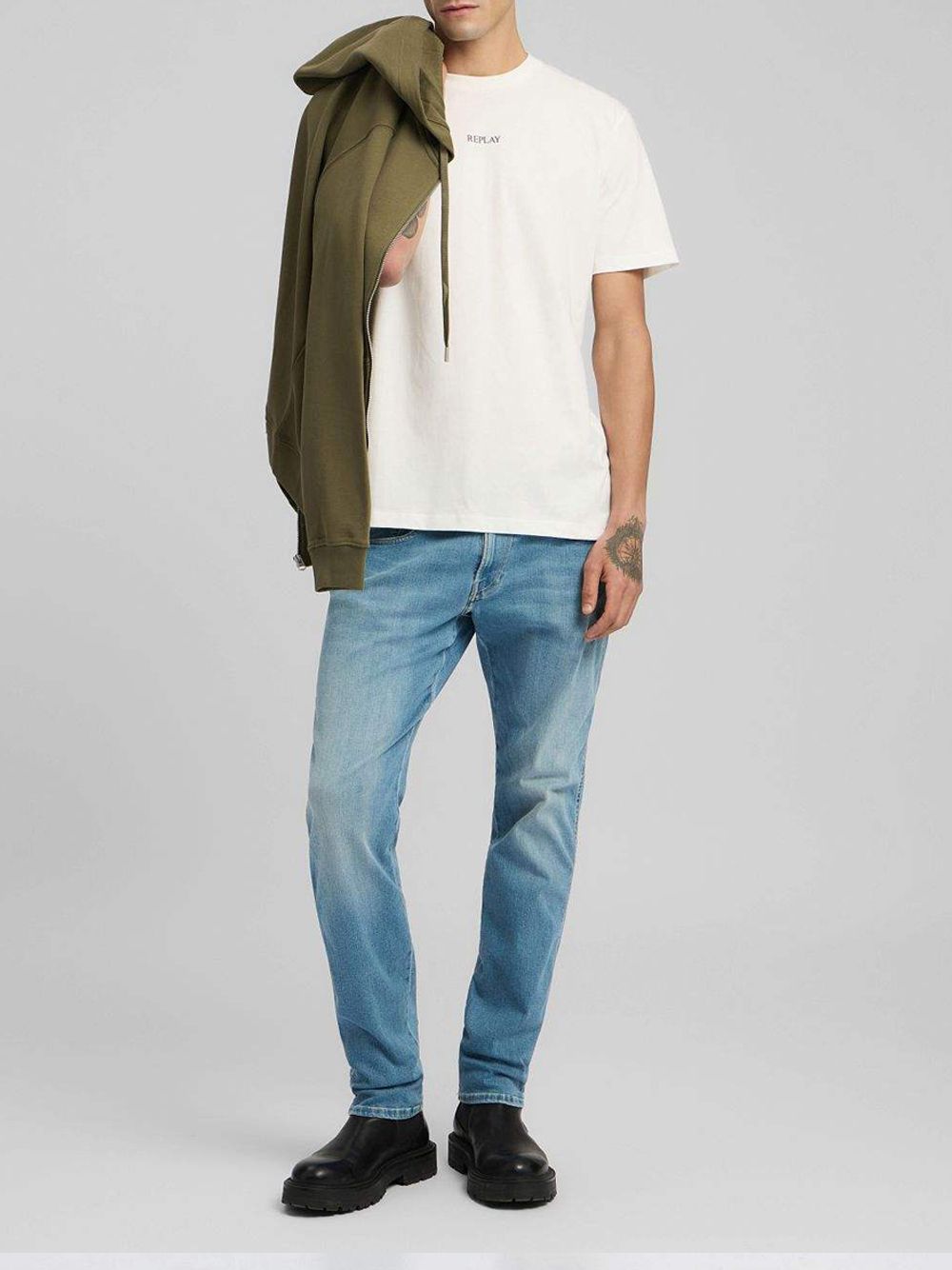T-shirt Replay Uomo - Bianco