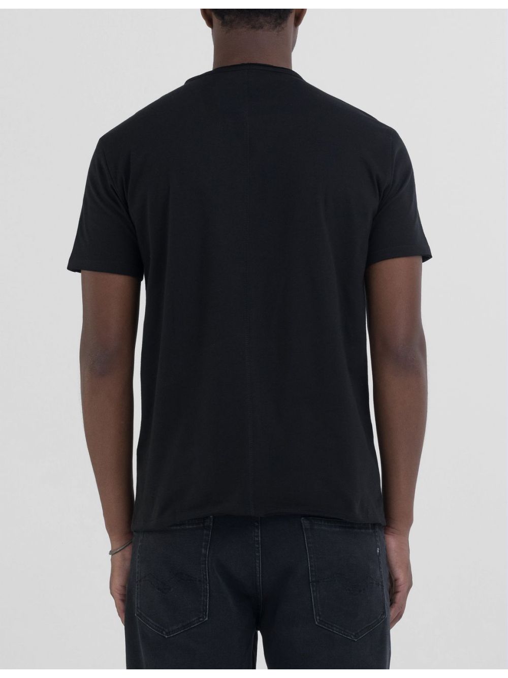 T-shirt Replay Uomo - Nero Replay Angolo dello Sport
