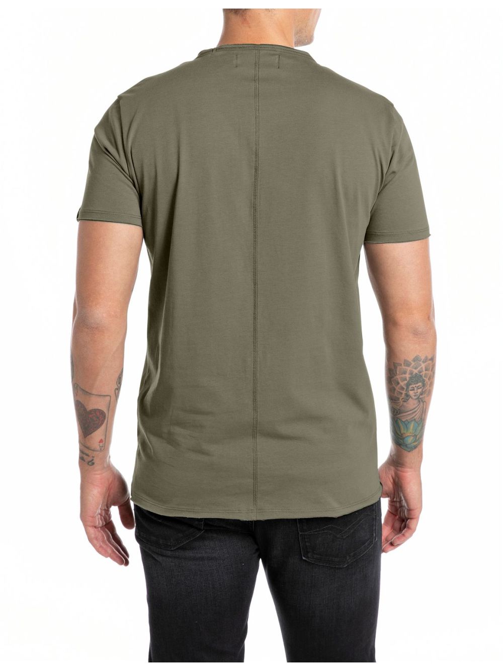 T-shirt Replay Uomo - Verde Replay Angolo dello Sport