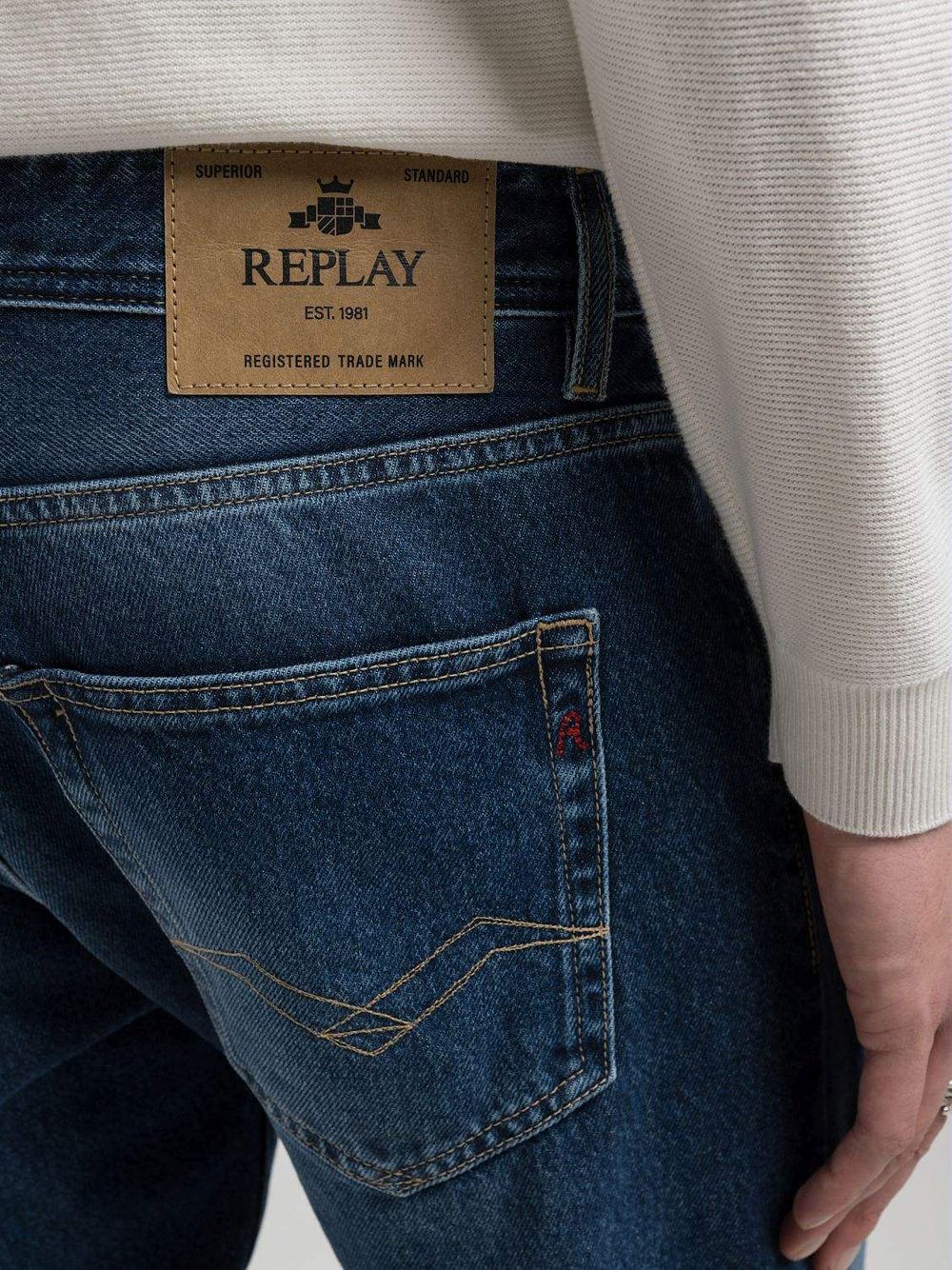 Pantalone Replay Uomo - Blu