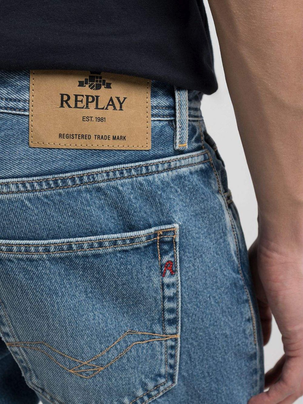 Pantalone Replay Uomo - Blu