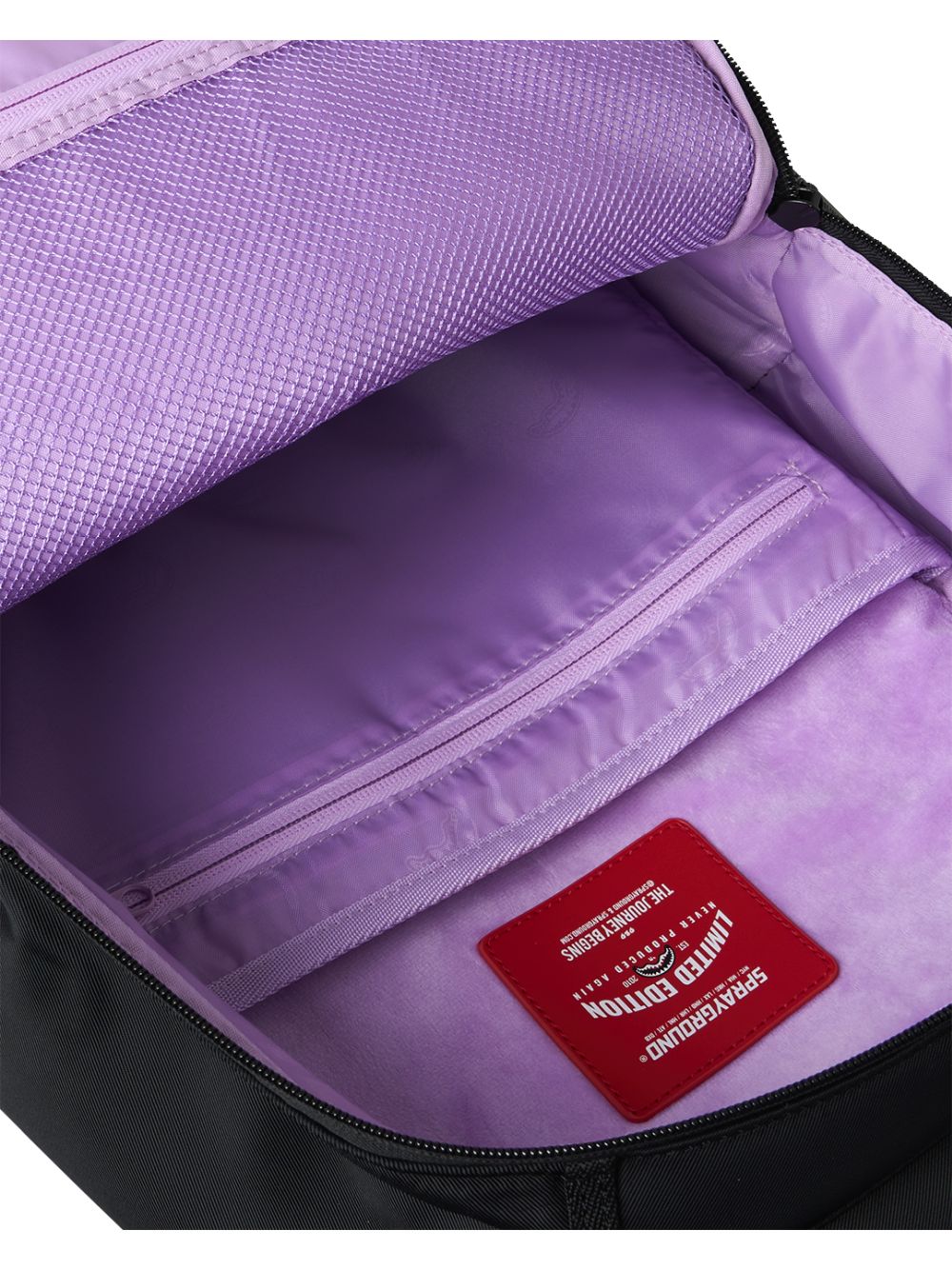 Zaino Sprayground SHARK CENTRAL LIGHT PURPLE BACKPACK Uomo - Nero