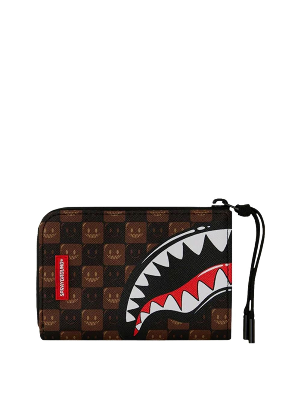 Portafoglio Sprayground SHARKS IN PARIS WTF BUBBLE CHECK Uomo - Marrone