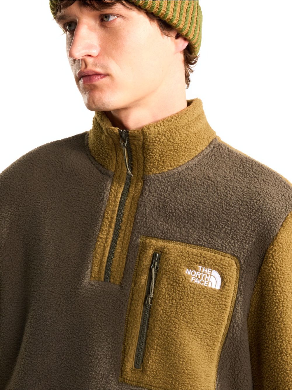 Pile The North Face YUMIORI 1/4 ZI Uomo - Verde