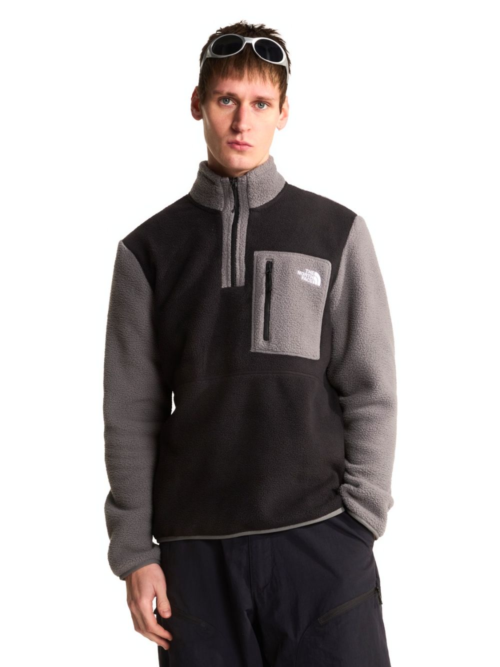Pile The North Face YUMIORI 1/4 ZI Uomo - Nero