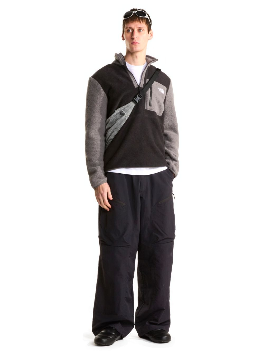 Pile The North Face YUMIORI 1/4 ZI Uomo - Nero