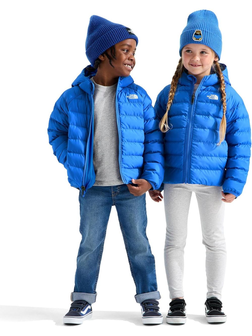 Piumino The North Face RVR PERRITO J Bambino - Blu