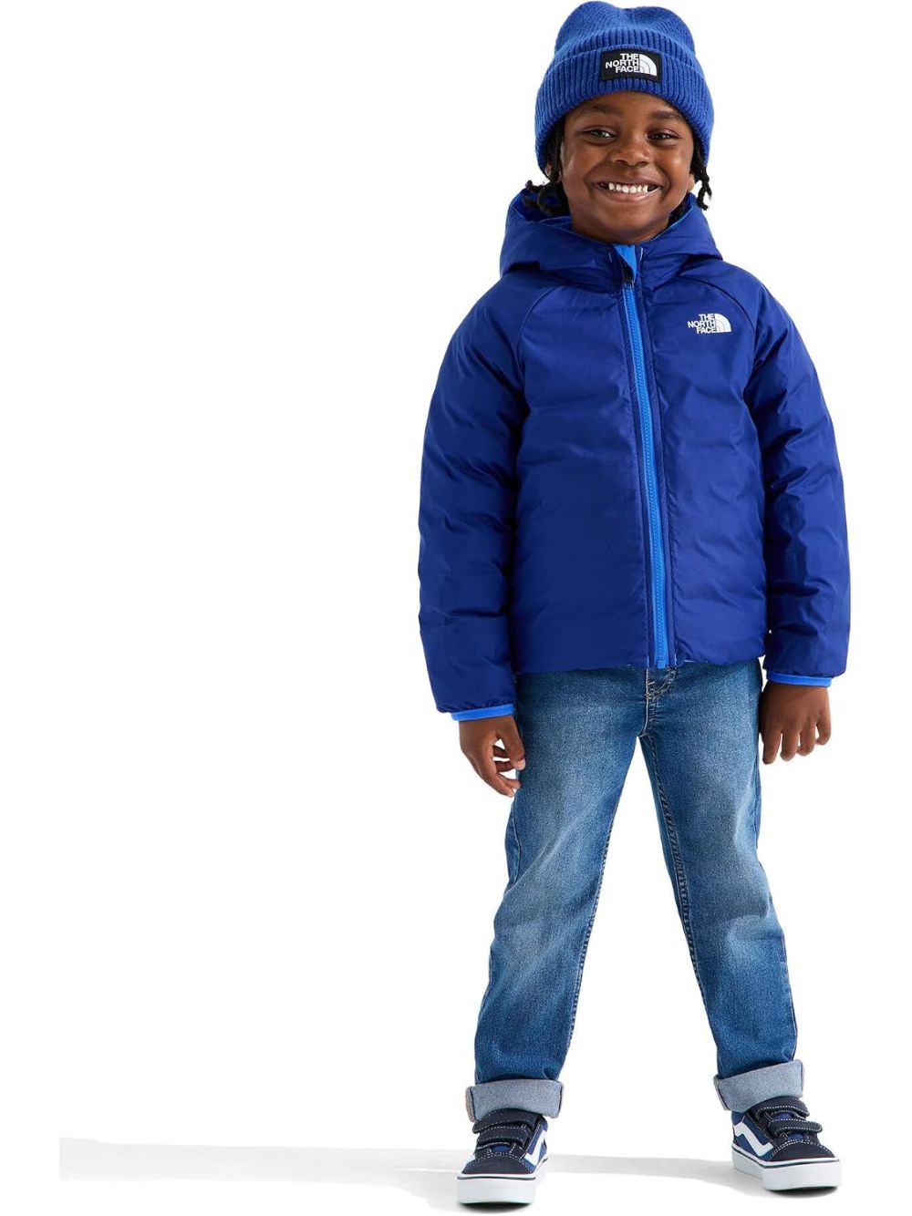 Piumino The North Face RVR PERRITO J Bambino - Blu