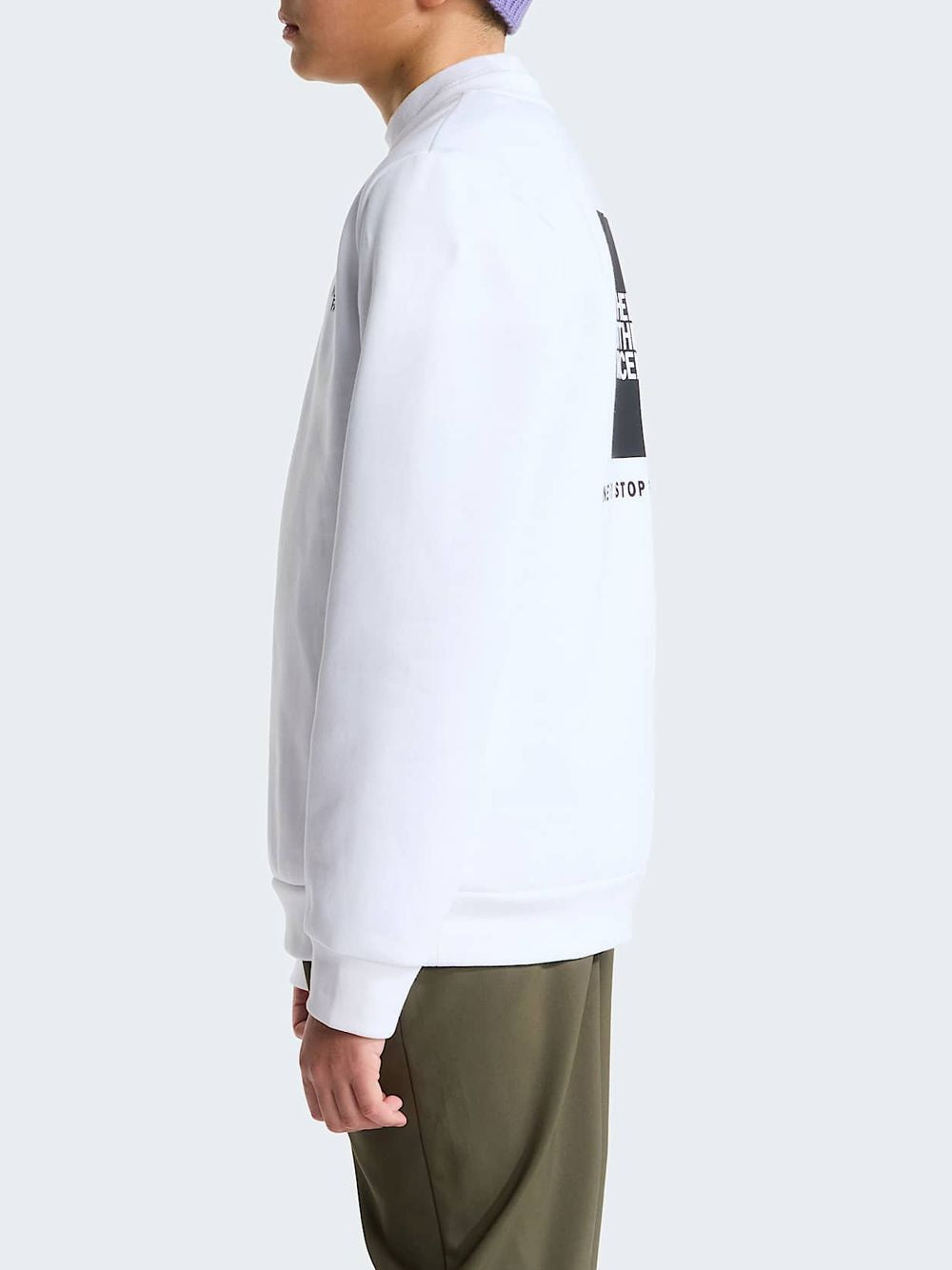Felpa The North Face EVO BOX NSE C Bambino - Bianco