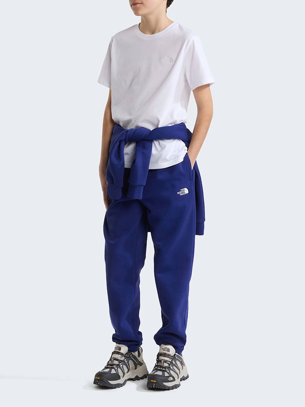 T-shirt The North Face EVO EMB S/S T Bambino - Bianco The North Face Angolo dello Sport