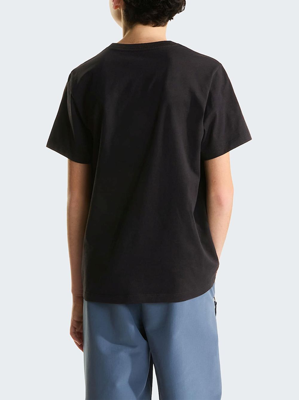 T-shirt The North Face EVO EMB S/S T Bambino - Nero The North Face Angolo dello Sport