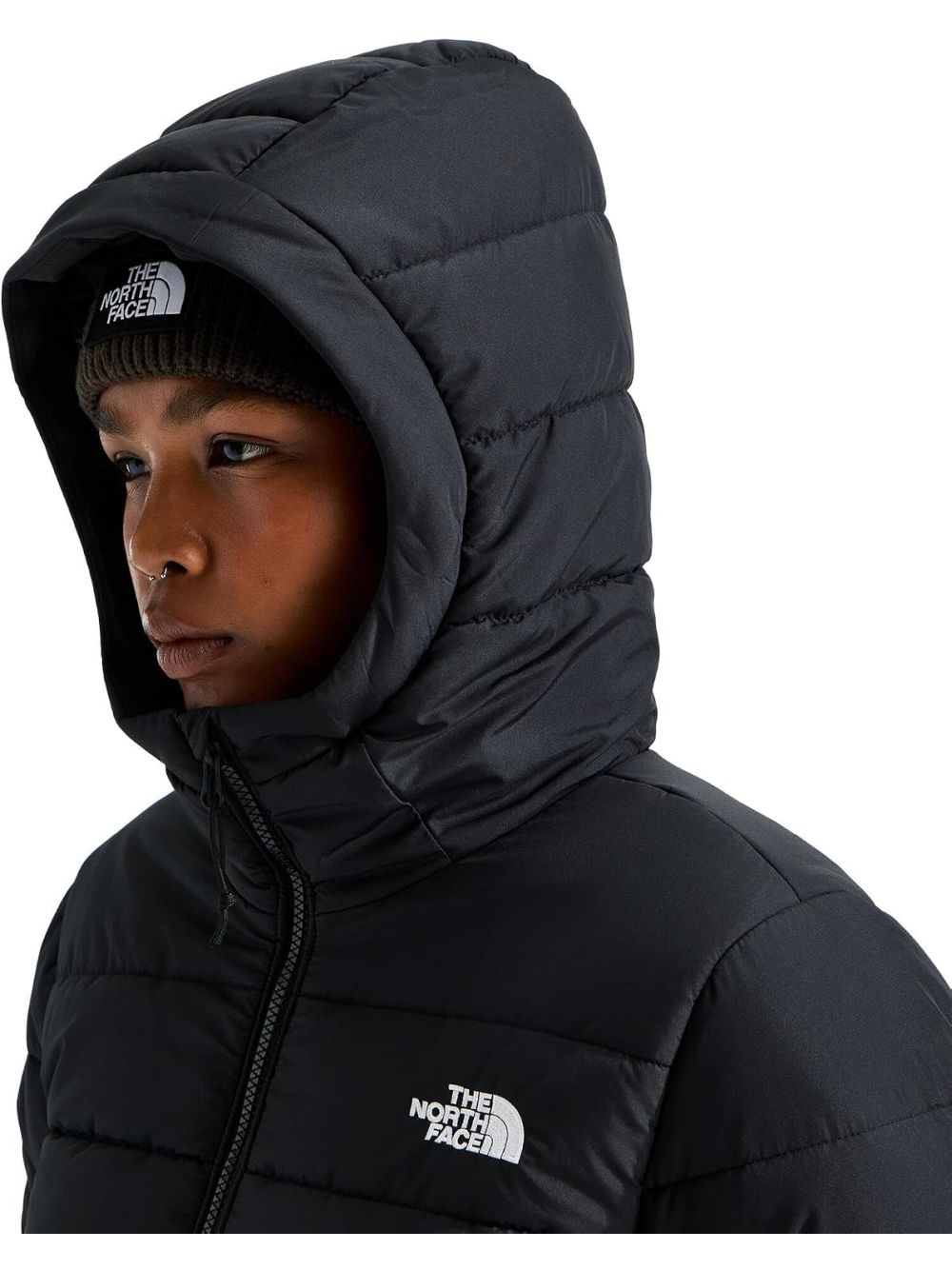 Giubbotto The North Face ACONCAGUA HD P Donna - Nero