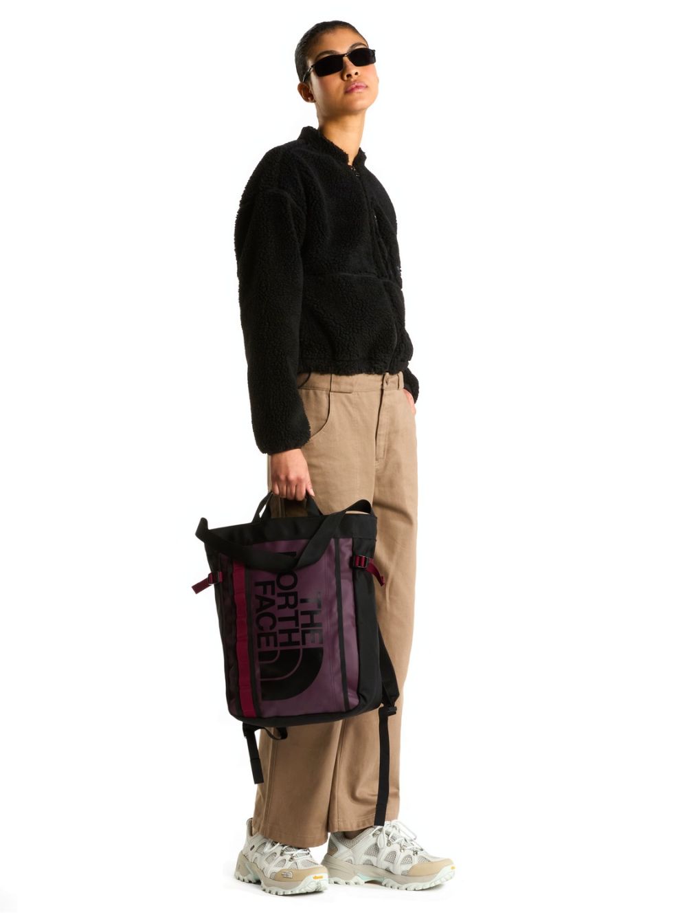 Pile The North Face EXT PLE 2 FZ J Donna - Nero