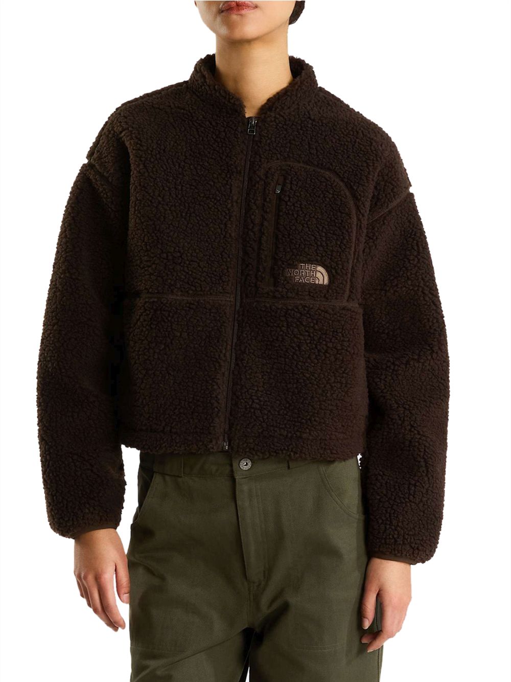 Pile The North Face EXT PLE 2 FZ J Donna - Marrone
