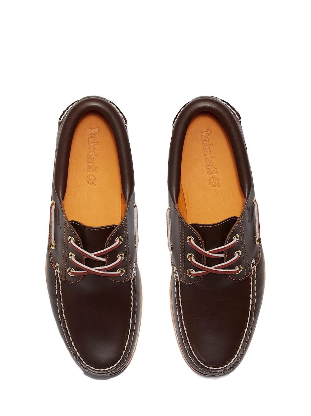 Mocassini Timberland Authentic 3-Eye Lug Handsewn Uomo - Marrone