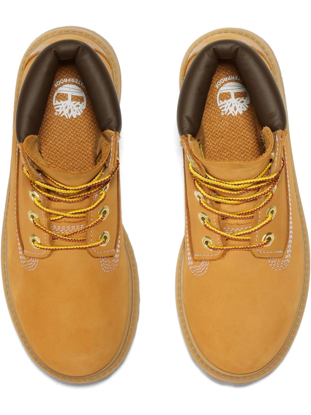 Stivaletti Timberland 6 INCH LACE UP WATERPROOF BOOT Unisex Bambino - Marrone