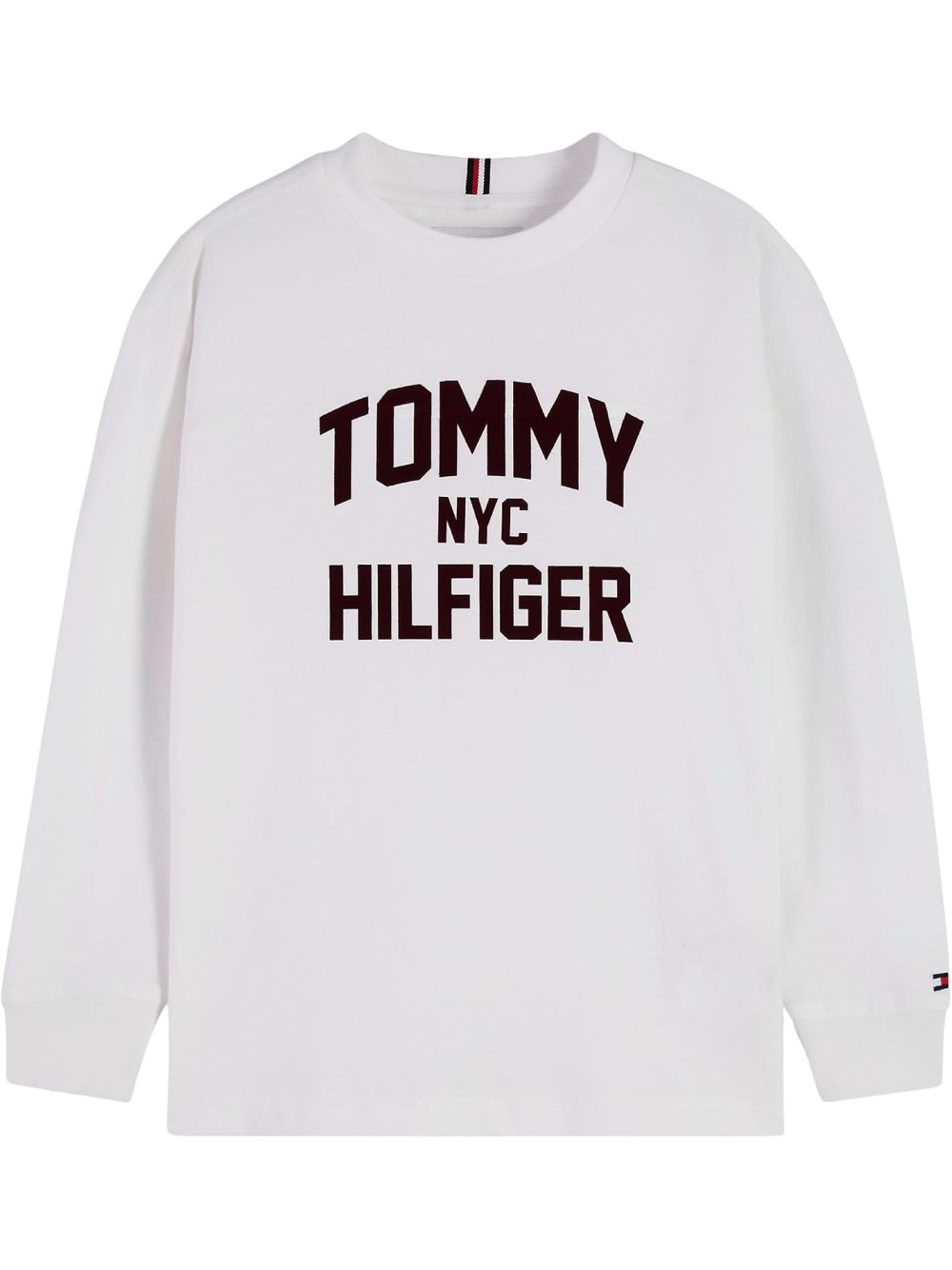 T-shirt Tommy Hilfiger BRAND LOVE LS Bambino - Bianco