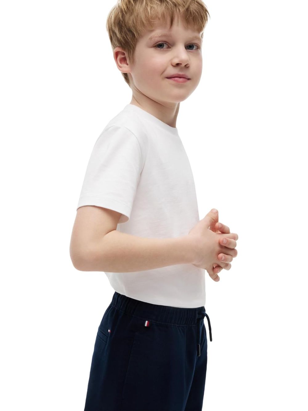 Pantalone Tommy Hilfiger BAGGY PULL ON SOFT TWILL Bambino - Navy