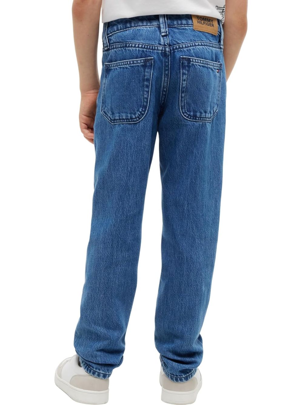 Jeans Tommy Hilfiger STRAIGHT MID WASH Bambino - Denim