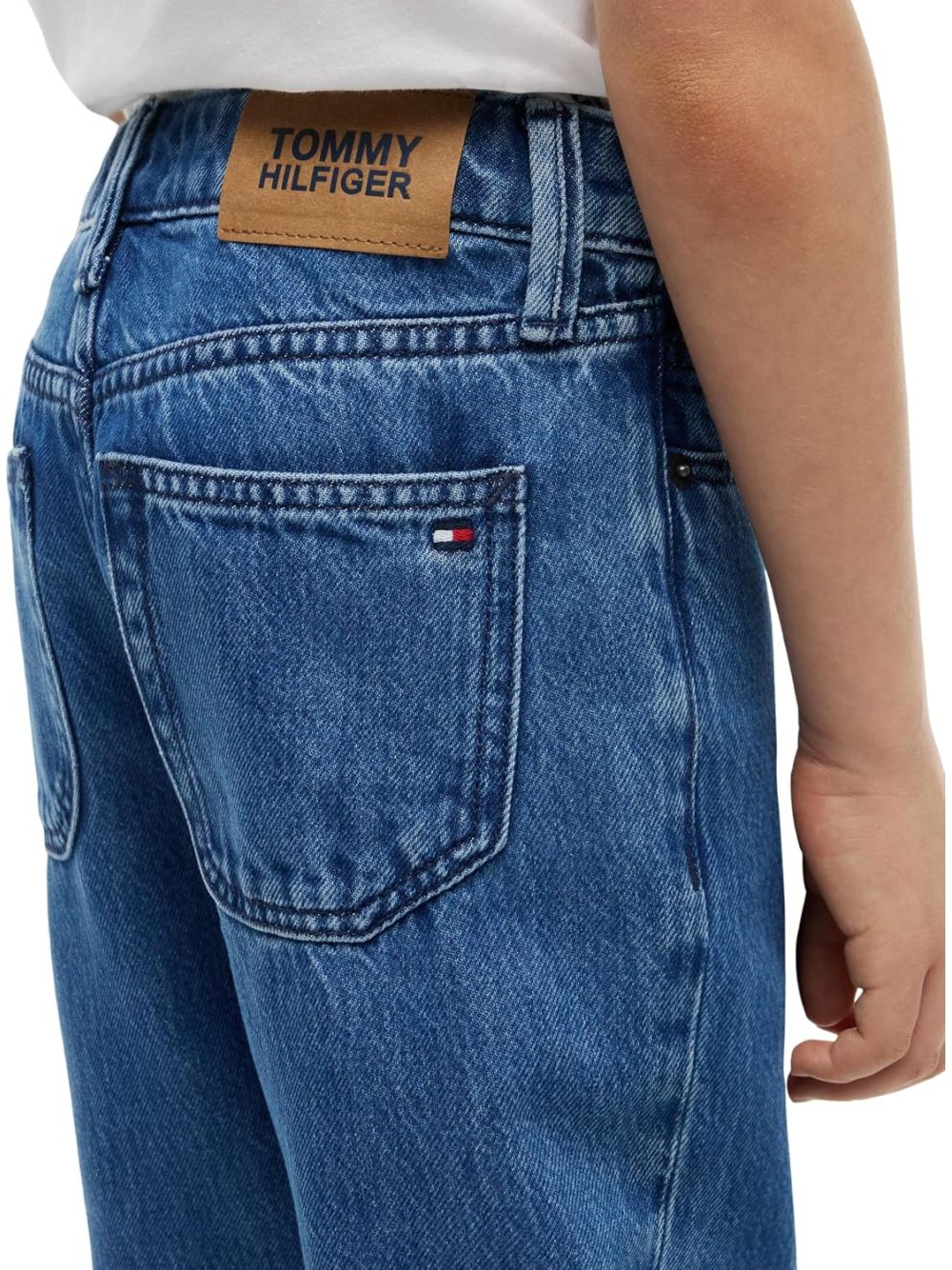 Jeans Tommy Hilfiger STRAIGHT MID WASH Bambino - Denim