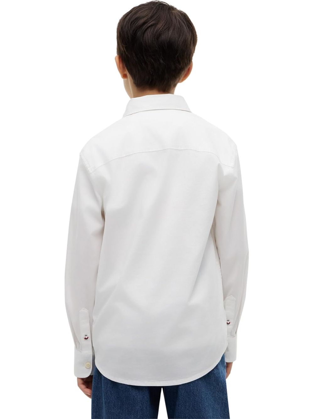 Camicia Tommy Hilfiger POPLIN Bambino - Bianco