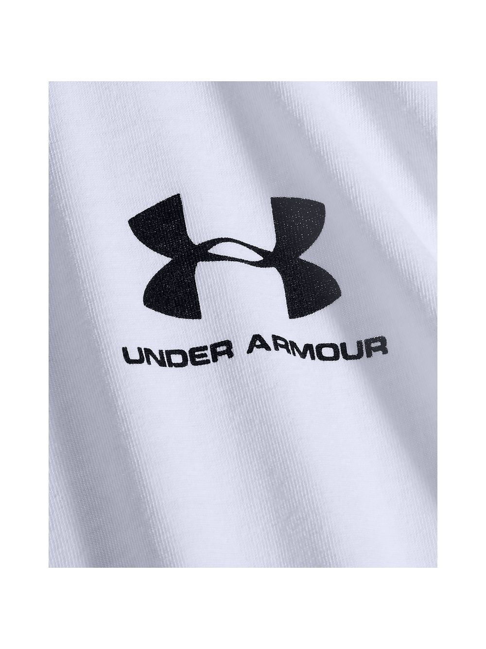 T-shirt Sportiva Under Armour SPORTSTYLE LEFT CHEST LS Uomo - Bianco